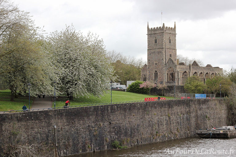 Castle Park vu de Bristol Bridge